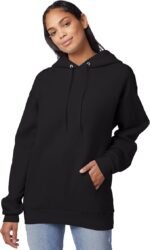 Hanes EcoSmart Hoodie, Midweight Fleece, Pullover Hooded Sweatshirt for Men - Image 3